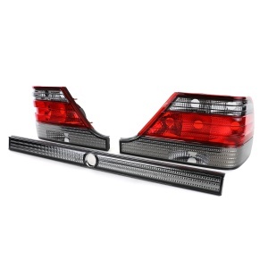Stopuri Mercedes S-Klasse W140 facelift rosu fumuriu - Img 2