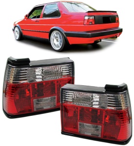 Stopuri VW Jetta 2 MK2 rosu clar