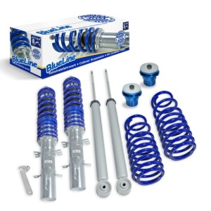 Suspensie sport reglabila JOM BlueLine Audi A3 8L, Skoda Octavia I, Seat Leon, Toledo, VW New Beetle, Bora, Golf 4