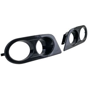Capace proiectoare ceata BMW E46 'bara M3' negru lucios - Img 4
