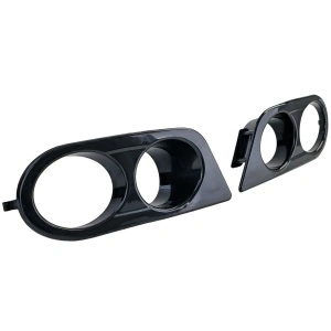 Capace proiectoare ceata BMW E46 'bara M3' negru lucios - Img 4