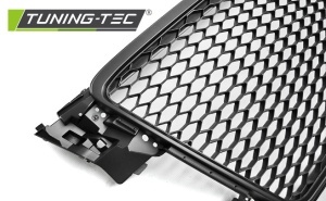 Grila Audi A4 S4 B8 (2008 - 2011) 'RS Style' negru mat - Img 4