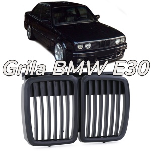 Grila BMW E30 negru mat
