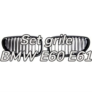 Grila BMW E60 E61 negru lucios