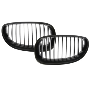 Grila BMW E60 E61 negru mat - Img 2