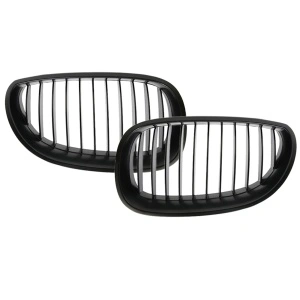 Grila BMW E60 E61 negru mat - Img 2