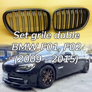 Grila dubla BMW F01 F02 M-LOOK negru mat