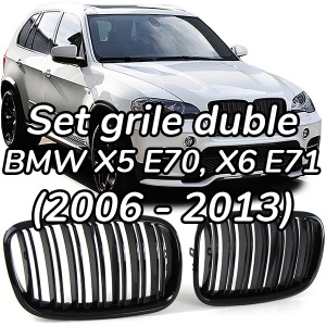 Grila dubla BMW X5 E70 X6 E71 M-LOOK