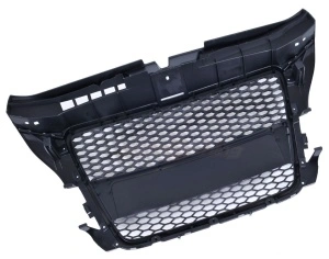 Grila fara emblema Audi A3 8P (2008 - 2012) 'RS Style' negru lucios - Img 4