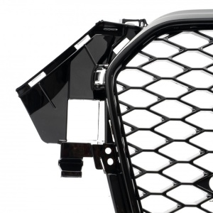 Grila fara emblema Audi A4 S4 B8 (2012 - 2015) 'RS Style negru' lucios PDC - Img 5