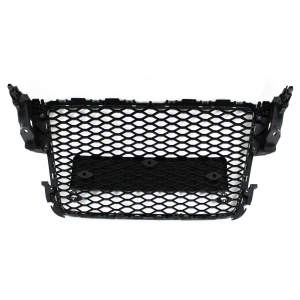 Grila fara emblema Audi A5 8T (2007 - 2011) 'RS Style' negru lucios PDC - Img 4
