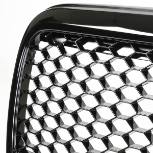 Grila fara emblema Audi A6 C6 (2004 - 2008) 'RS Style' negru lucios PDC - Img 3