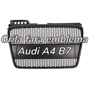 Grila sport fara emblema Audi A4 B7 RS Style