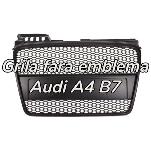 Grila sport fara emblema Audi A4 B7 RS Style