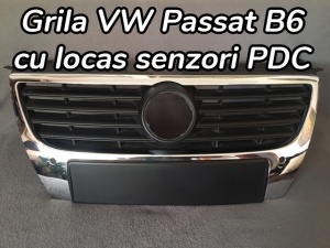Grila VW Passat B6 3C cu locas senzori PDC