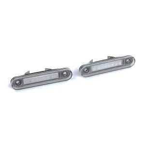 Iluminare numar inmatriculare Mercedes 190 W201, W202, W124 cu LED - Img 4