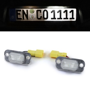 Iluminare numar inmatriculare VW Golf 2, Jetta MK2, Seat Toledo cu LED