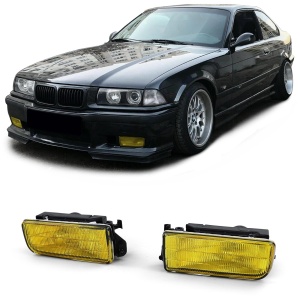 Proiectoare ceata BMW E36 galben 'OEM look' - Img 2