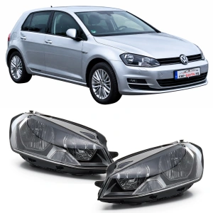 Set faruri VW Golf 7 look negru