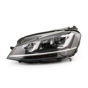 Set faruri VW Golf 7 Xenon look negru - Img 3