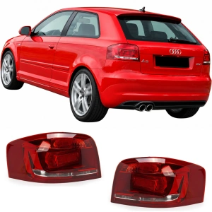 Set stopuri Audi A3 8P hatchback rosu clar