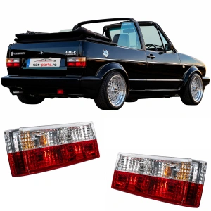 Set stopuri VW Golf 1 MK1, cabrio rosu clar