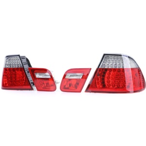 Stopuri BMW E46 coupe NFL LED rosu clar - Img 4