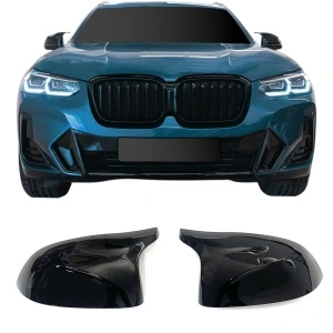 Capace oglinzi "Batman" BMW X3 G01, X4 G02, X5 G05, X6 G06, X7 G07, negru lucios