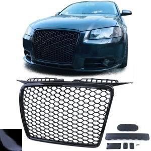 Grila Audi A3 8P (2005 - 2008) RS Style negru lucios