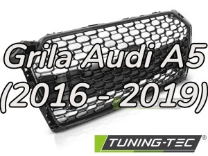 Grila Audi A5 (2016 - 2019) negru lucios