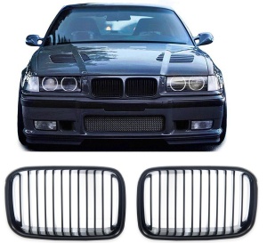 Grila BMW E36 NFL negru lucios - Img 2