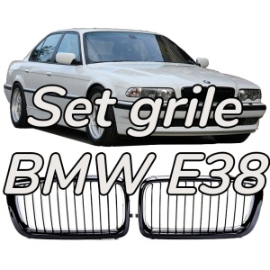 Grila BMW E38 negru lucios