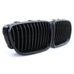 Grila BMW F10 F11 negru lucios - Img 4