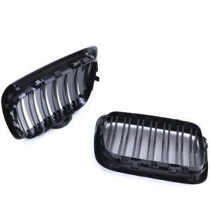 Grila dubla BMW E36 FL facelift M-Look negru lucios - Img 5
