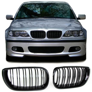 Grila dubla BMW E46 FL facelift (2001 - 2005) M-LOOK - Img 2