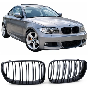 Grila dubla BMW E81, E82, E87, E88 FL (2007 - 2011) M-LOOK - Img 2