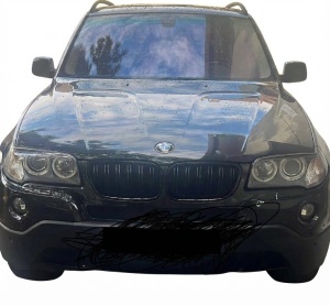 Grila dubla BMW E83 X3 (2007 - 2010) M-Look negru lucios - Img 6