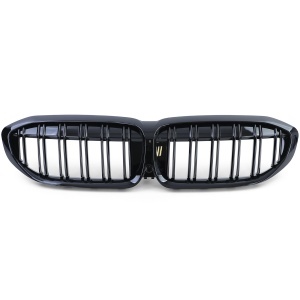 Grila dubla BMW G20 G21 negru lucios - Img 6