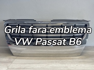 Grila sport fara emblema VW Passat B6 3C crom negru