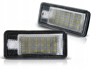 Iluminare numar inmatriculare Audi A3 / A4 B6 B7 / A6 C6 / Q7 LED - Img 2