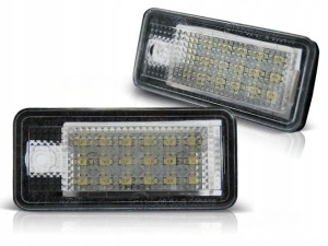 Iluminare numar inmatriculare Audi A3 / A4 B6 B7 / A6 C6 / Q7 LED - Img 2