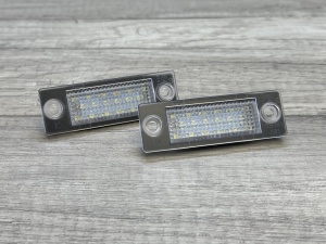 Iluminare numar VW Caddy, Golf Plus, Jetta, Passat B5.5, B6, Touran, T5, Skoda Superb LED - Img 2