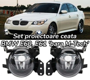 Proiectoare ceata 'bara M-Tech M-Sport' BMW E60 E61 clar - Img 1