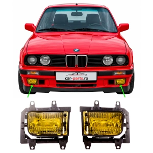 Proiectoare ceata BMW E30 galben