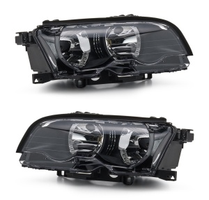 Set faruri BMW E46 coupe, cabrio (2001 - 2003) negru