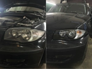 Set faruri BMW E81, E82, E87, E88 Angel Eyes - Img 5