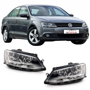 Set faruri VW Jetta (2010 - 2017) look negru