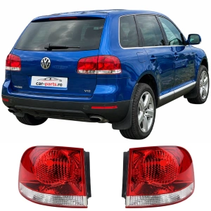Set stopuri VW Touareg rosu clar - exterioare