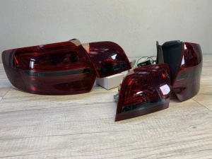Stopuri Audi A3 8P Sportback (2004 - 2008) LED rosu fumuriu - Img 2