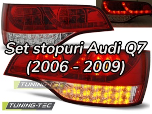 Stopuri Audi Q7 (2006 - 2009) LED rosu clar